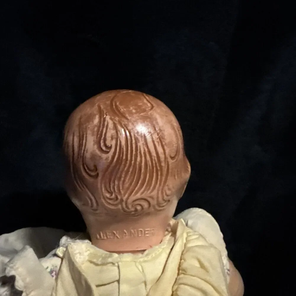 Vintage 1950s Madame Alexander Baby Doll Molded Hair Sleep Eyes 11.5